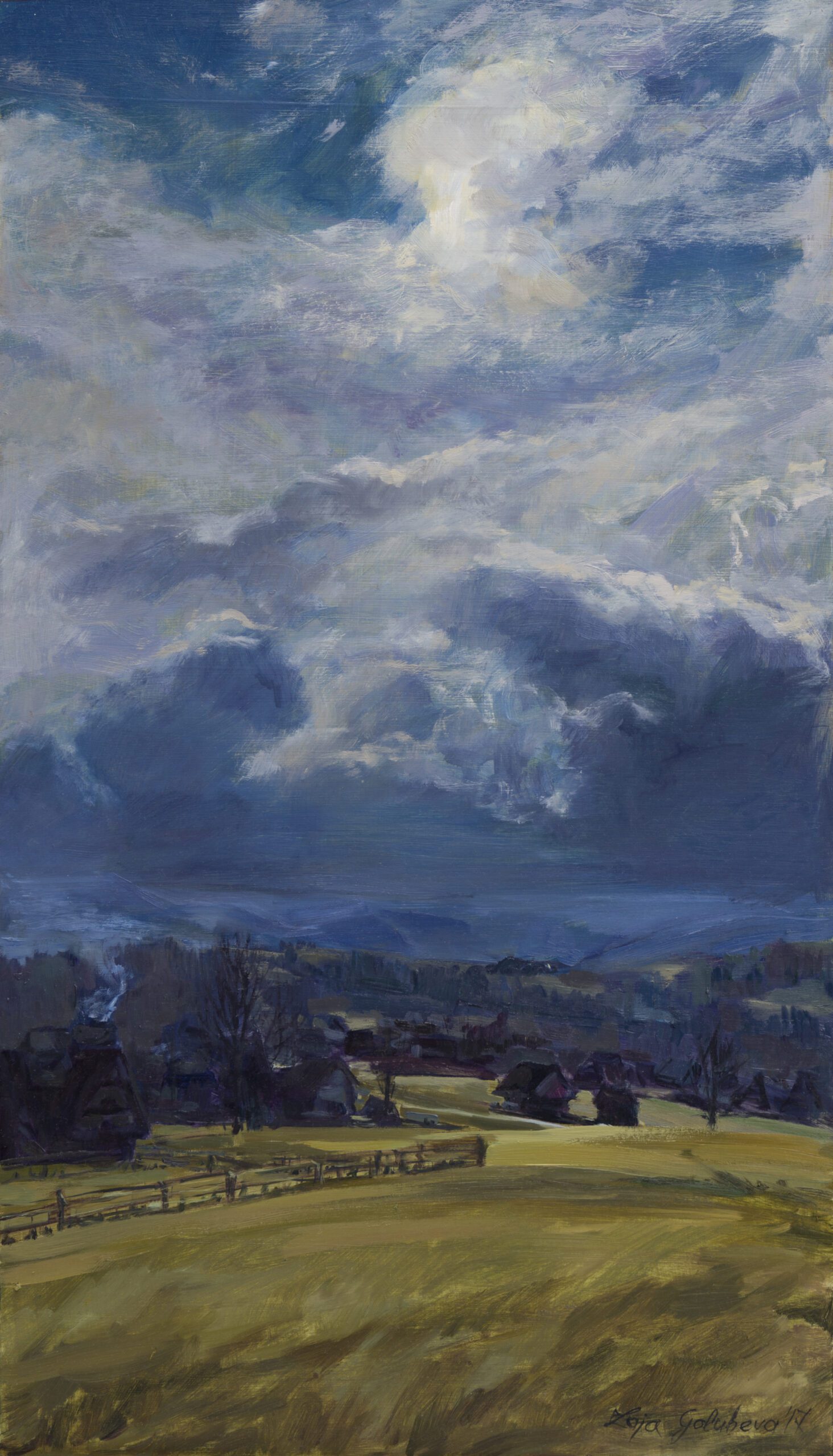 Mountain village. Zakopane 2017 80x46cm