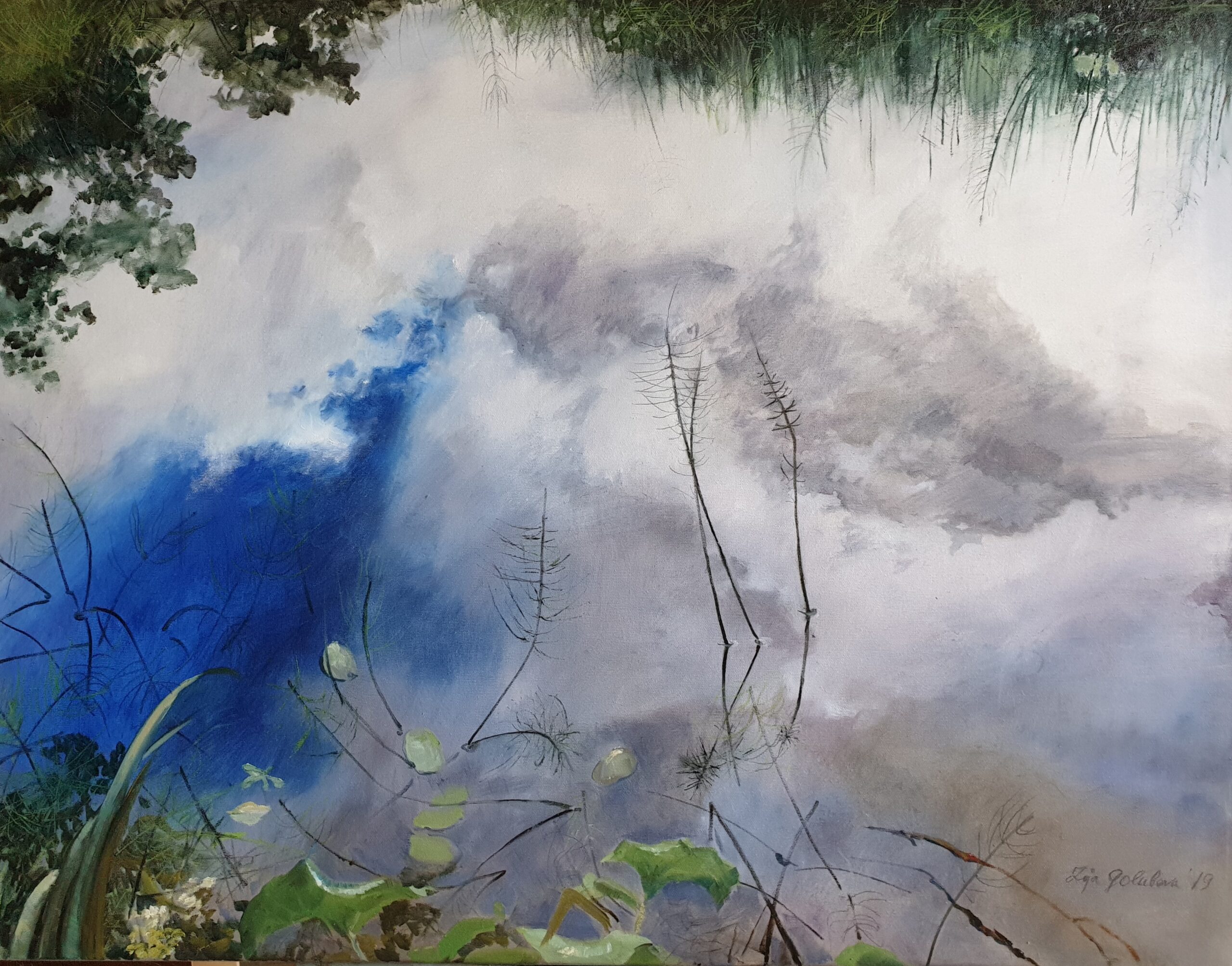 Reflection 2019 70 x 90cm