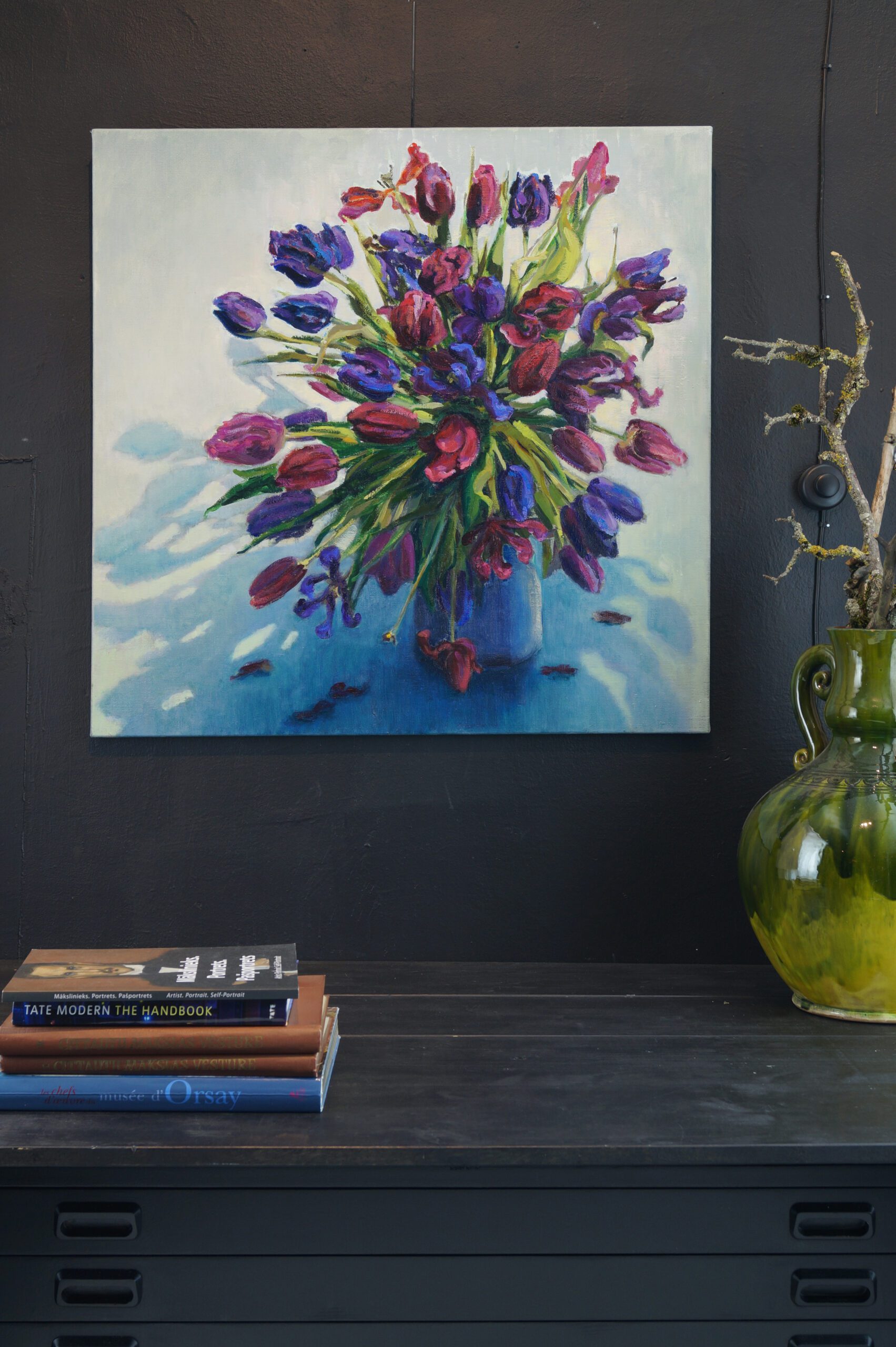 ZZ Tulips 2025 80×80 oil on canvas n (23)