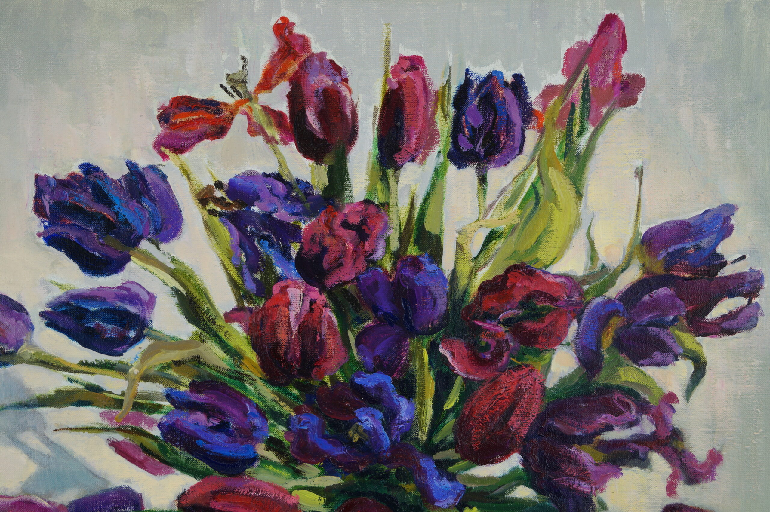 ZZ Tulips 2025 80×80 oil on canvas n (32)