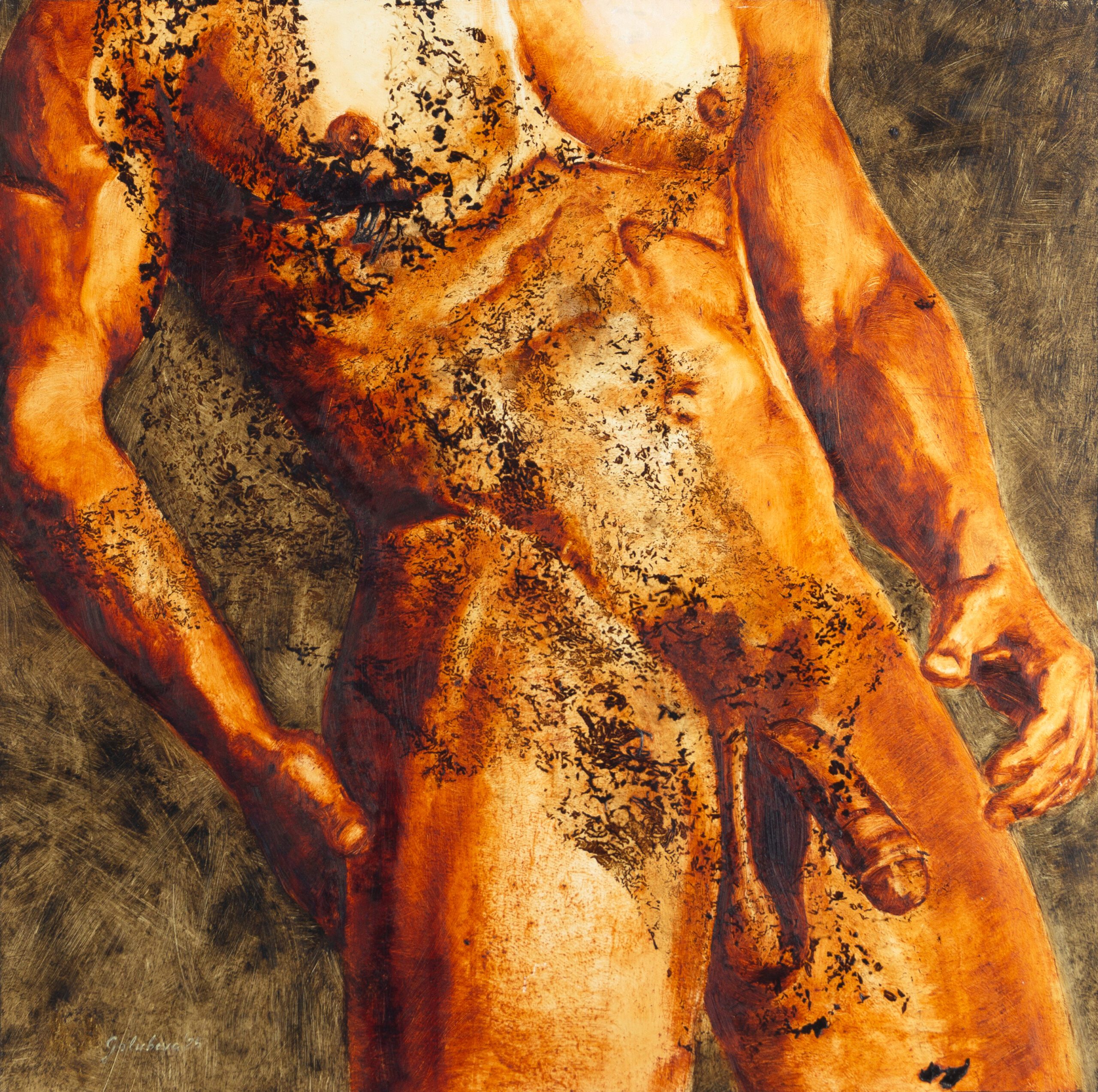 Flesh I 2025 68×68 cm Micopainting