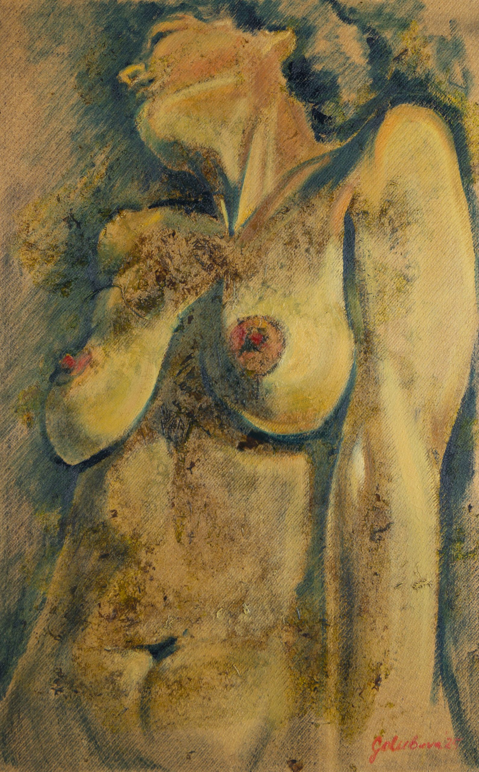 Flesh V 2025 80×50 cm Micopainting