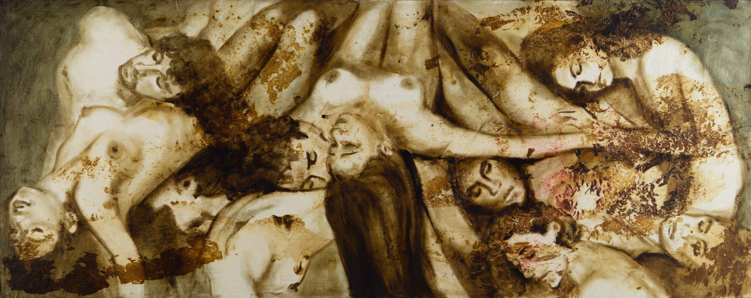 Layering 2025 50x125cm Micopainting