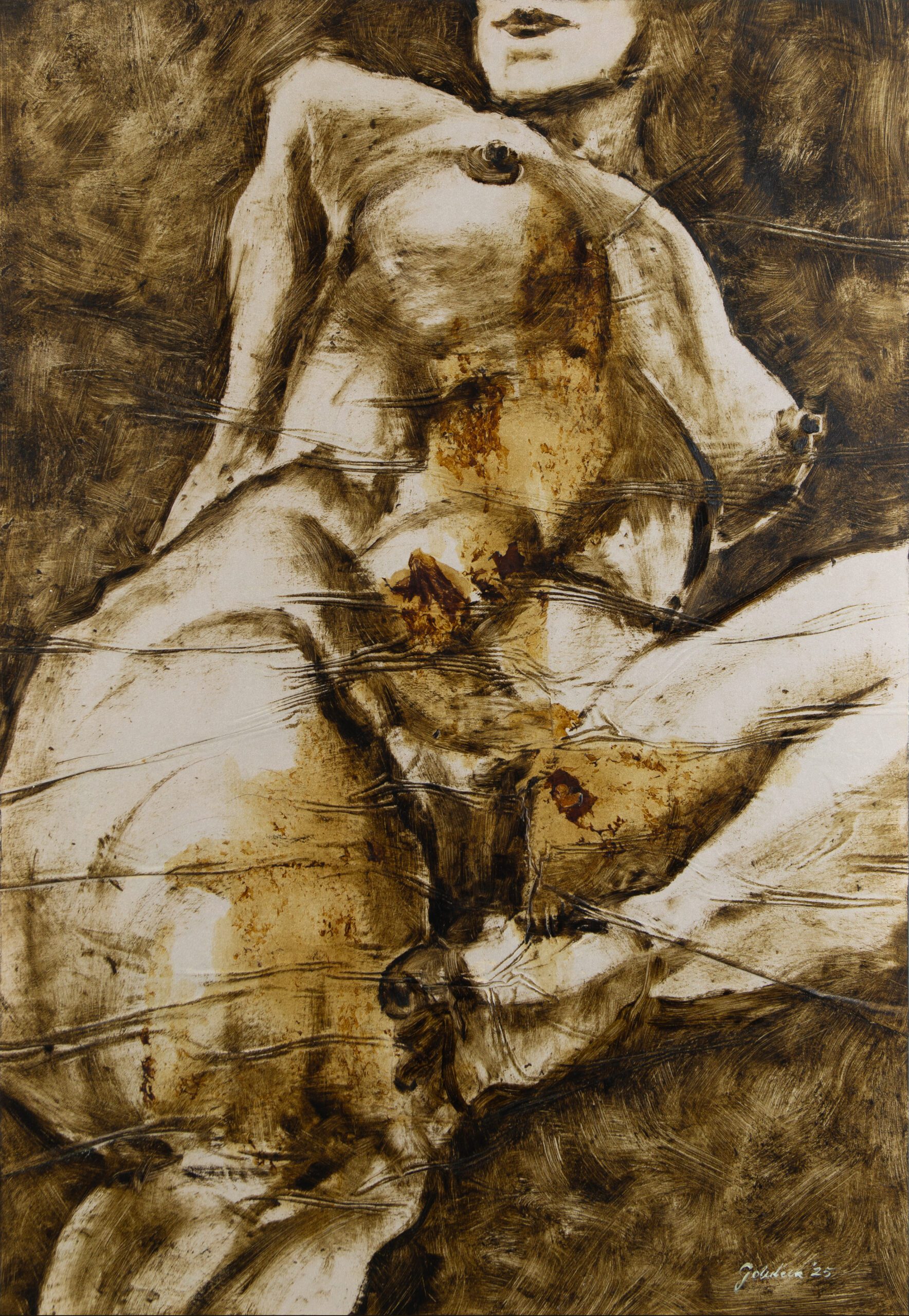 Medea 2025 100×69 cm Micopainting