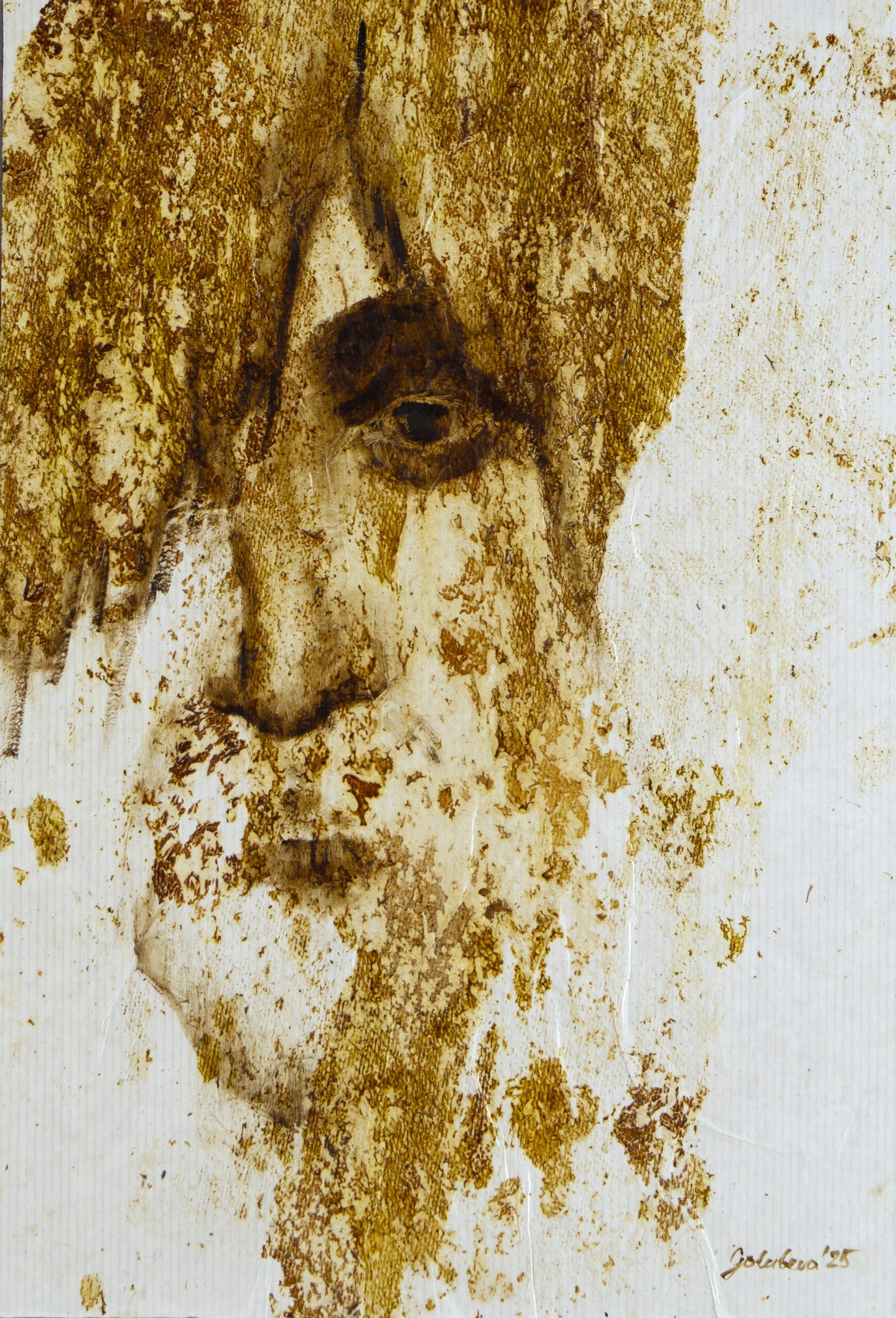 Sacred 2025 51×35 cm Micopainting