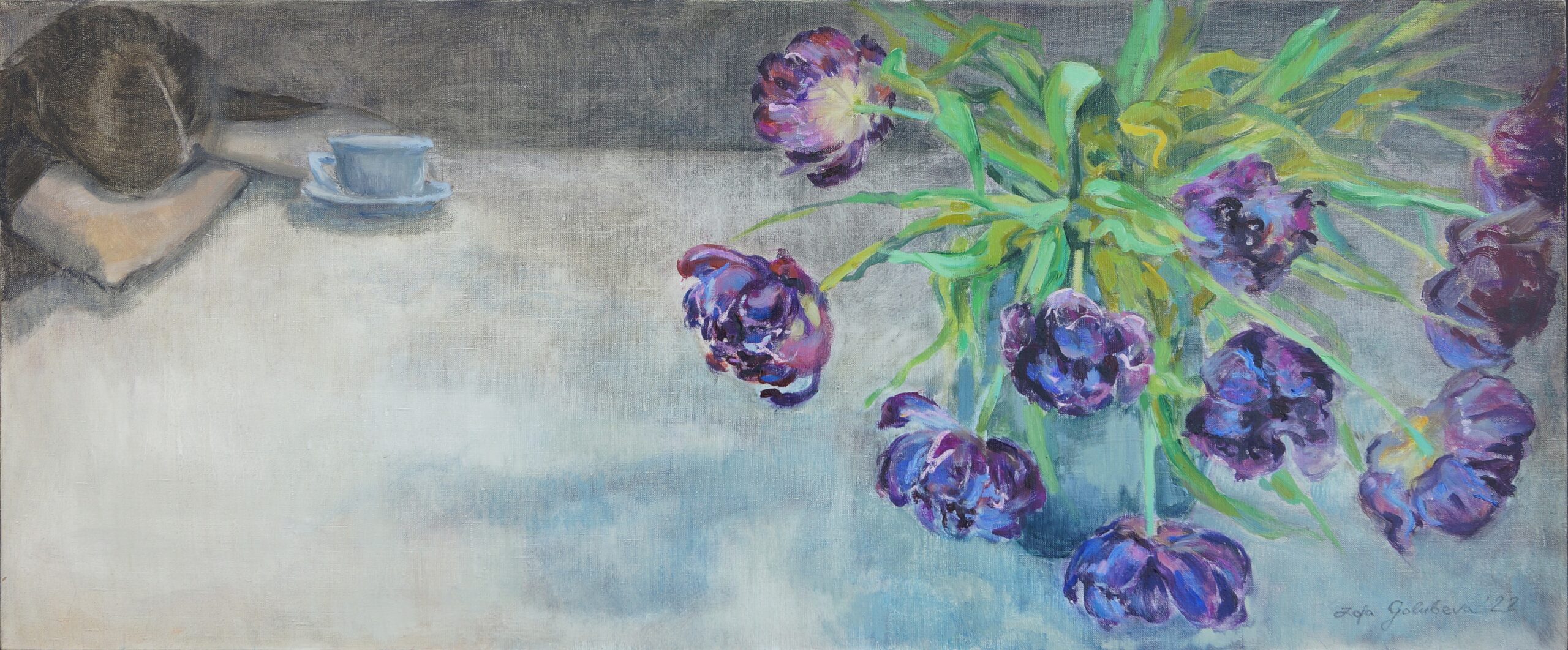 Twilight Kresla Сумерки 2022 50x120cm Zoja Golubeva