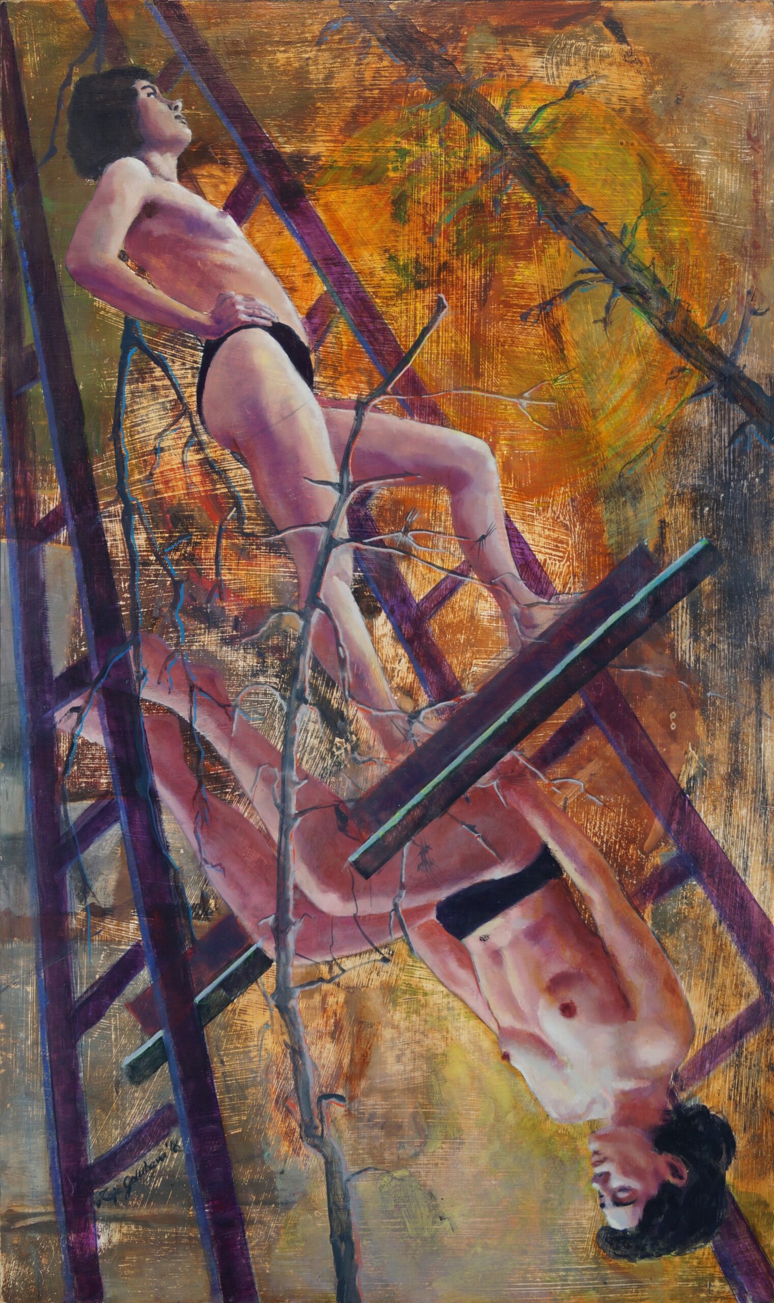 Twins 2018 120×72 cm