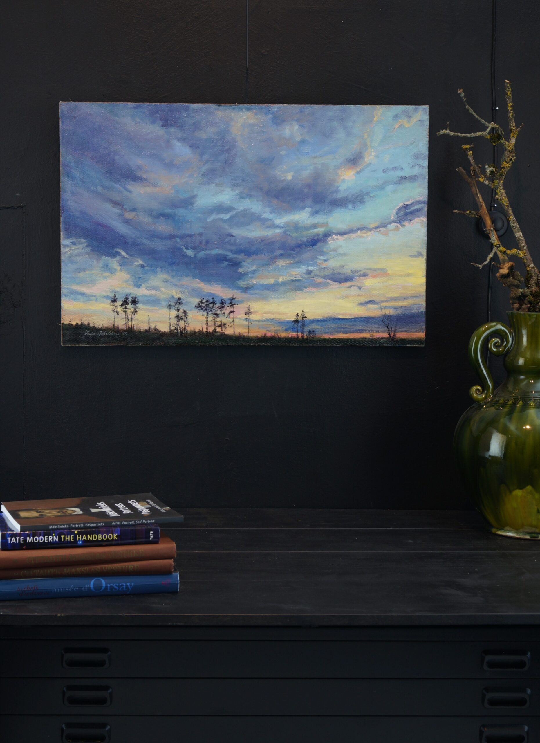 ZZ Evening 53×80 Oil on canvas 2020 Zoja Golubeva (8)