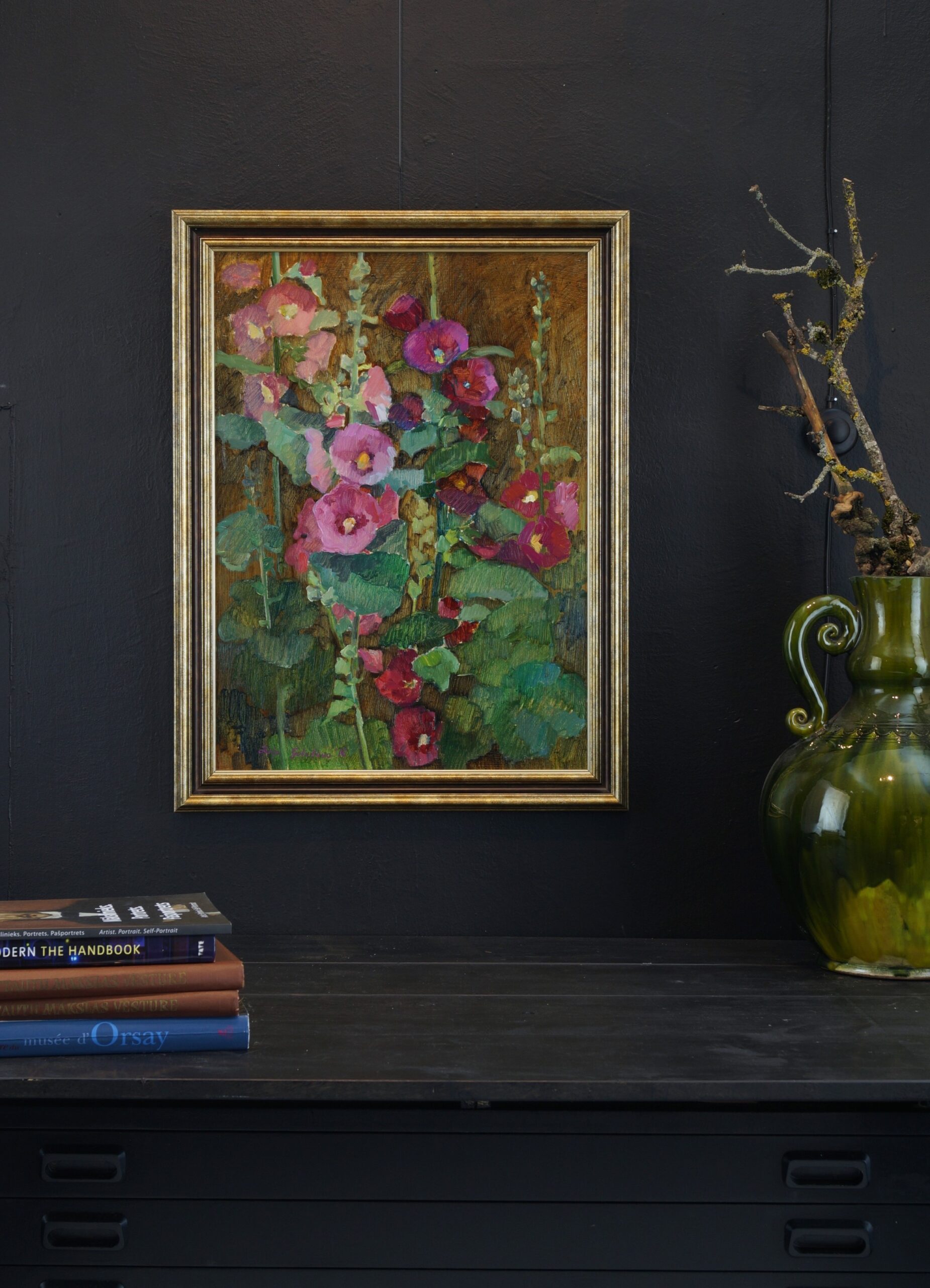 ZZ Malva 2016 oil, cardboard, 66×48 cm, Zoja Golubeva FRAMED (19)