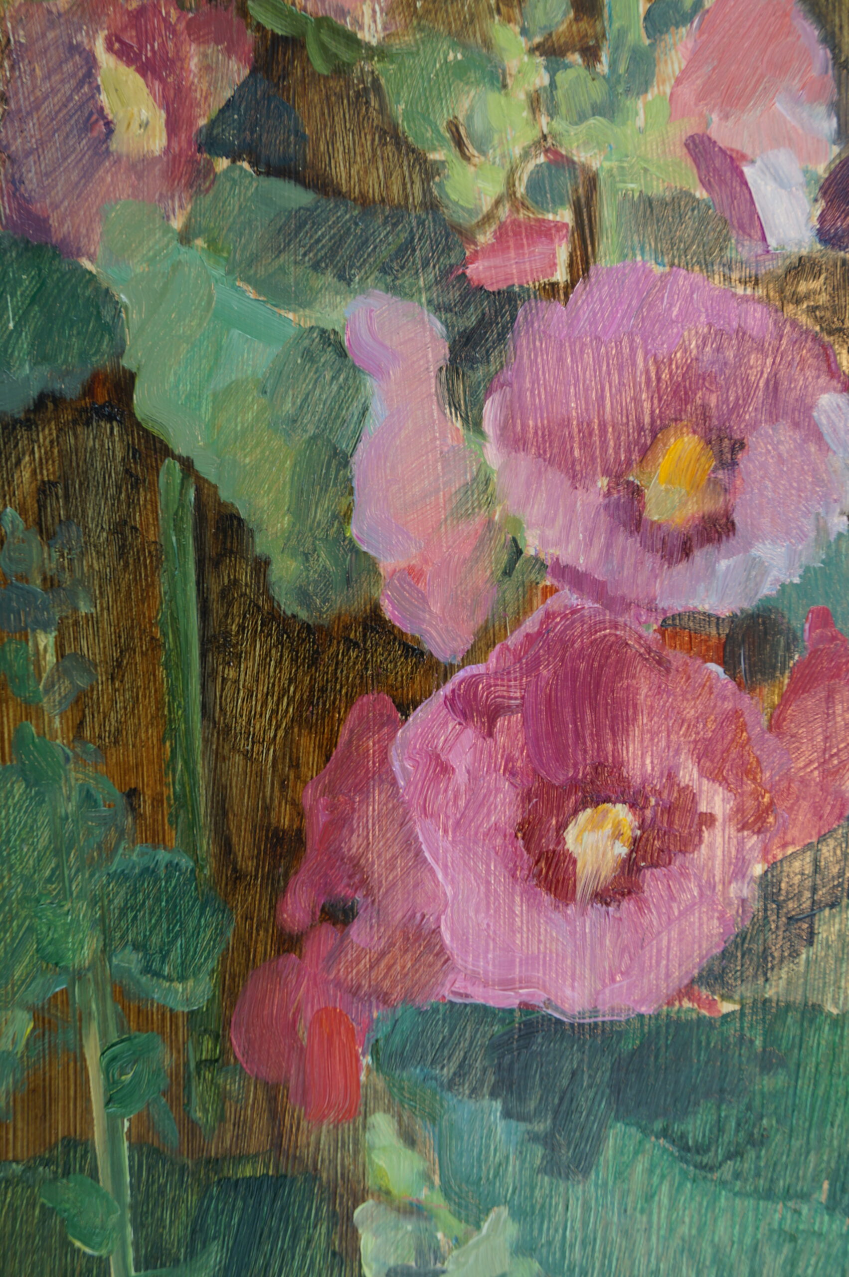ZZ Malva 2016 oil, cardboard, 66×48 cm, Zoja Golubeva FRAMED (36)