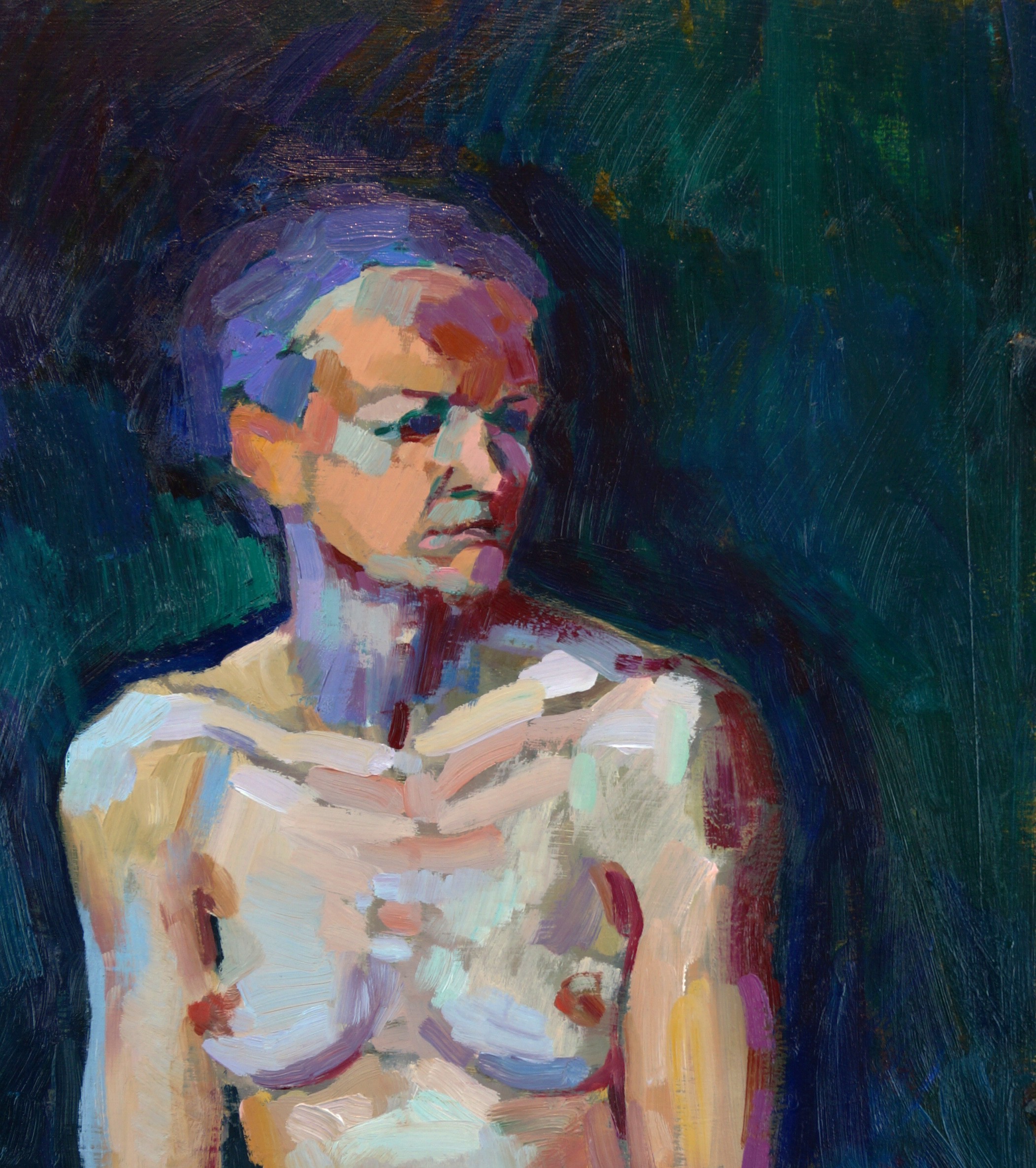 ZZ Nude 2016 oil on cardboard 80x60cm Zoja Golubeva (11)