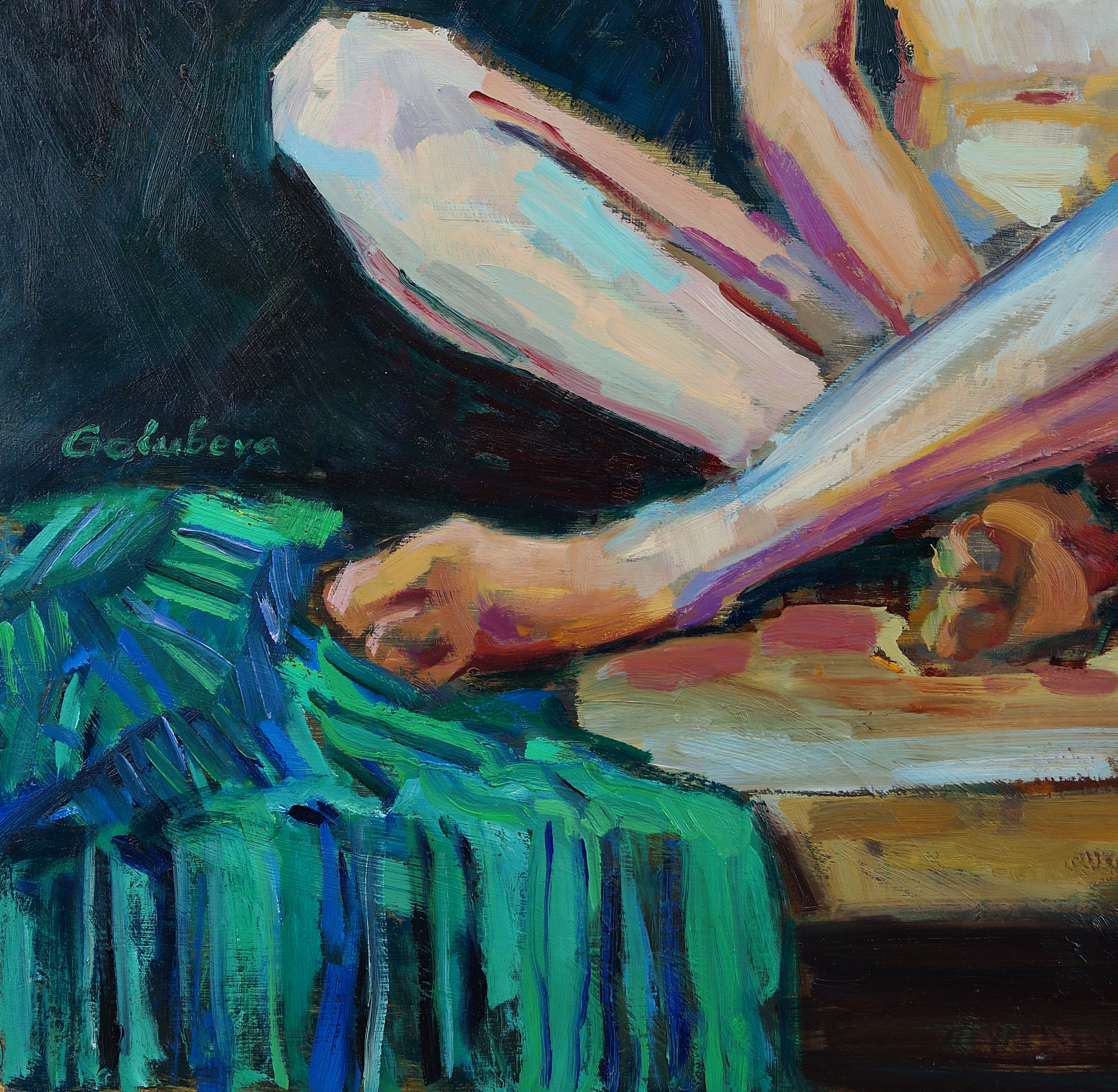 ZZ Nude 2016 oil on cardboard 80x60cm Zoja Golubeva (18)