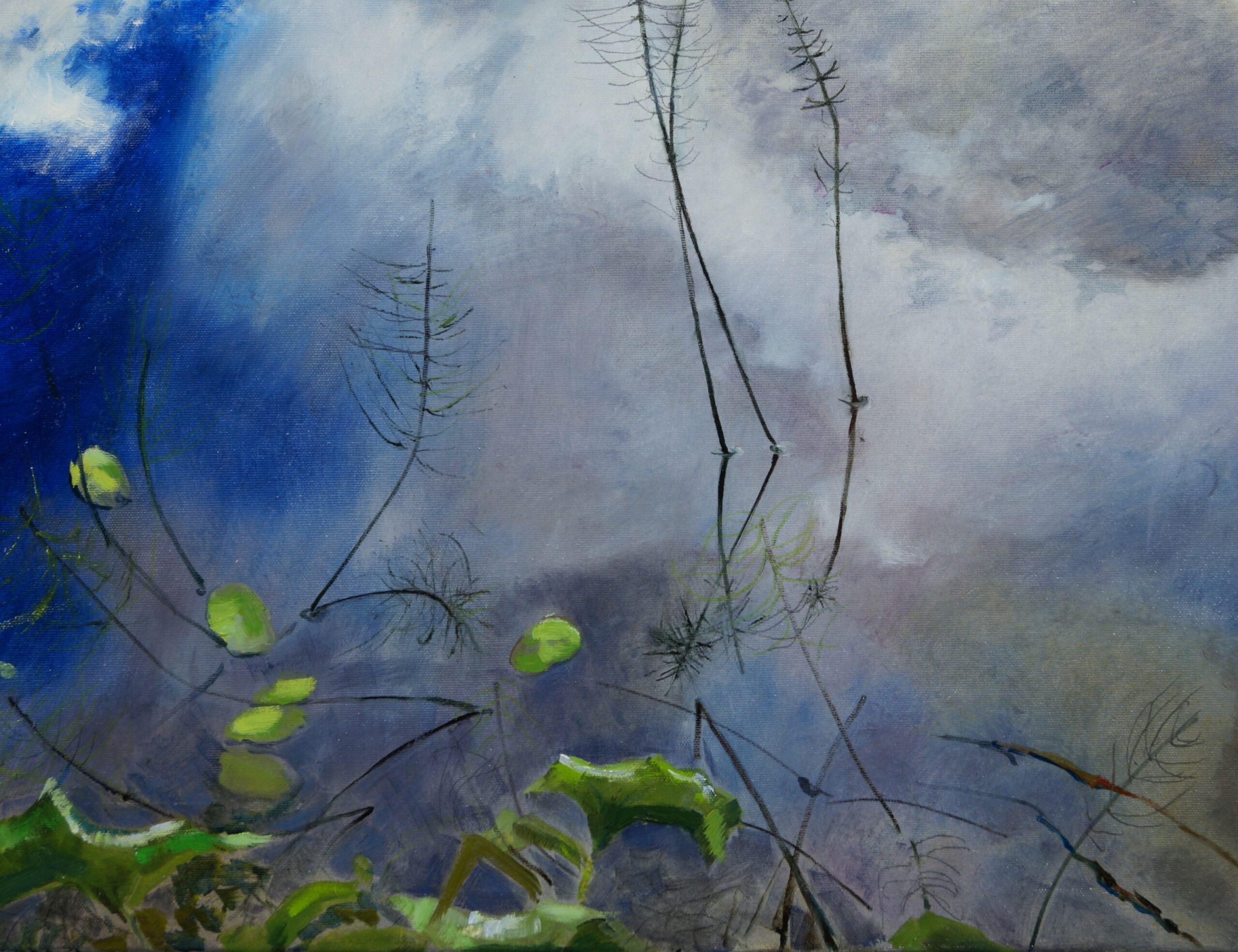 ZZ Reflection, 2019, Oil on canvas, 70 x 90 cm Zoja Golubeva (23_)