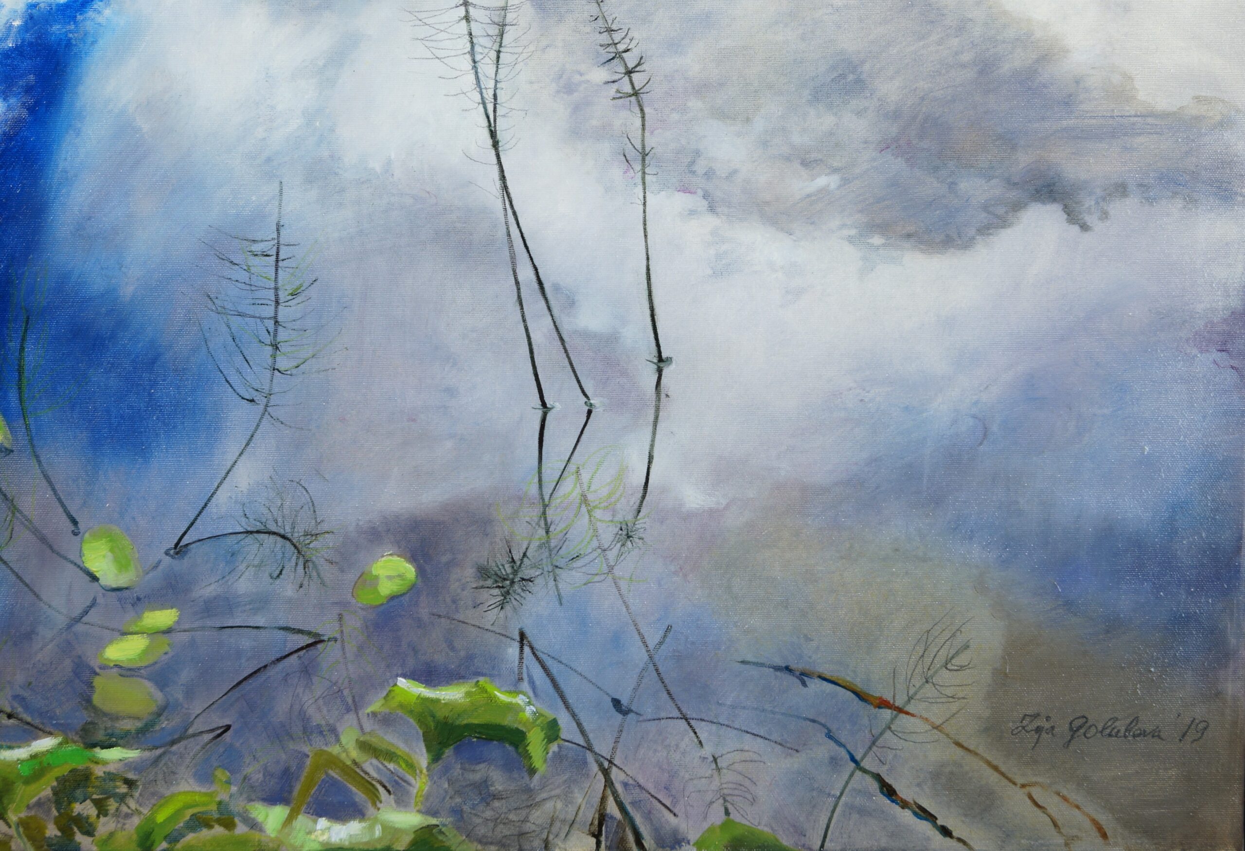 ZZ Reflection, 2019, Oil on canvas, 70 x 90 cm Zoja Golubeva (25)