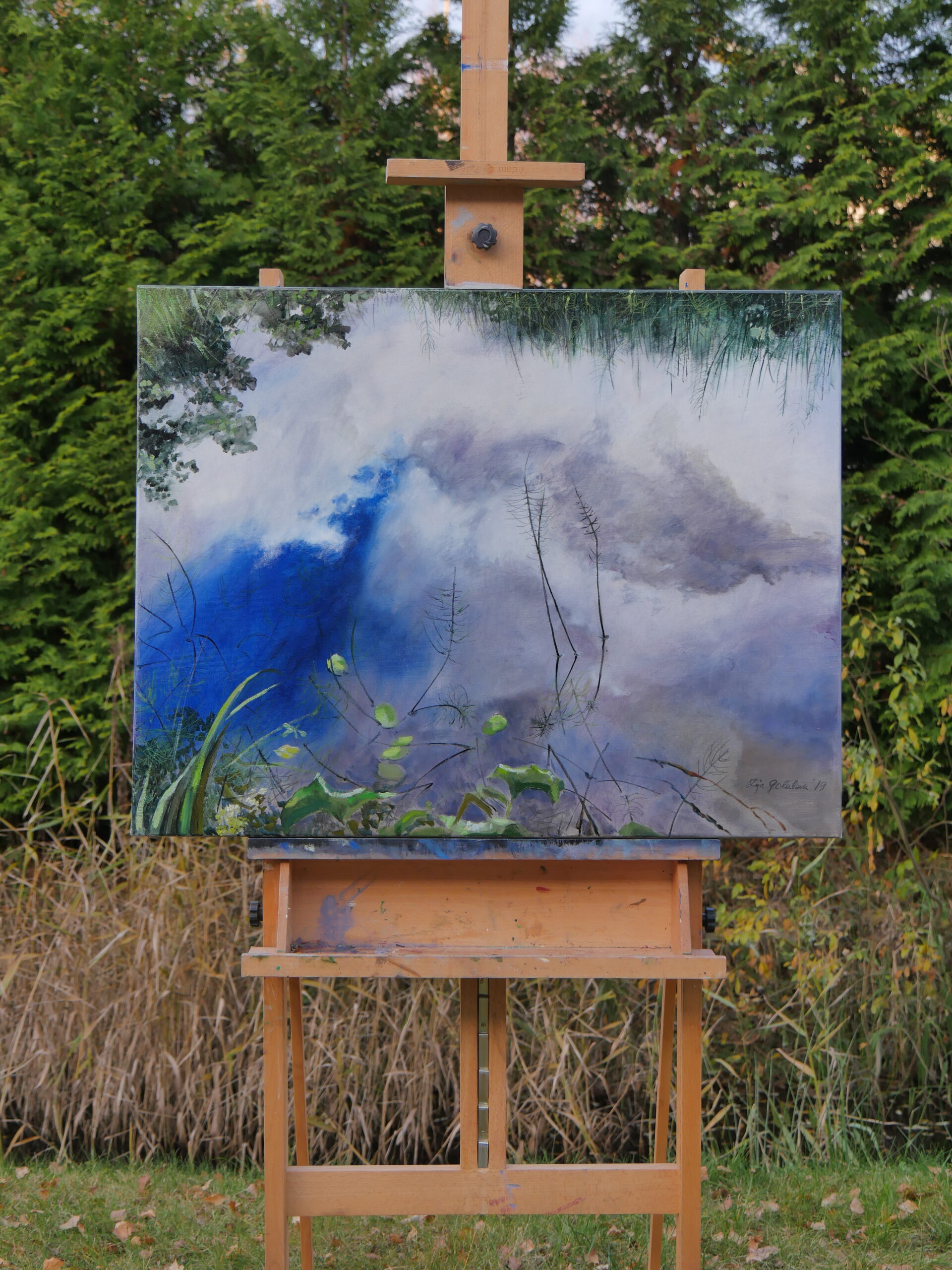 ZZ Reflection, 2019, Oil on canvas, 70 x 90 cm Zoja Golubeva (5)