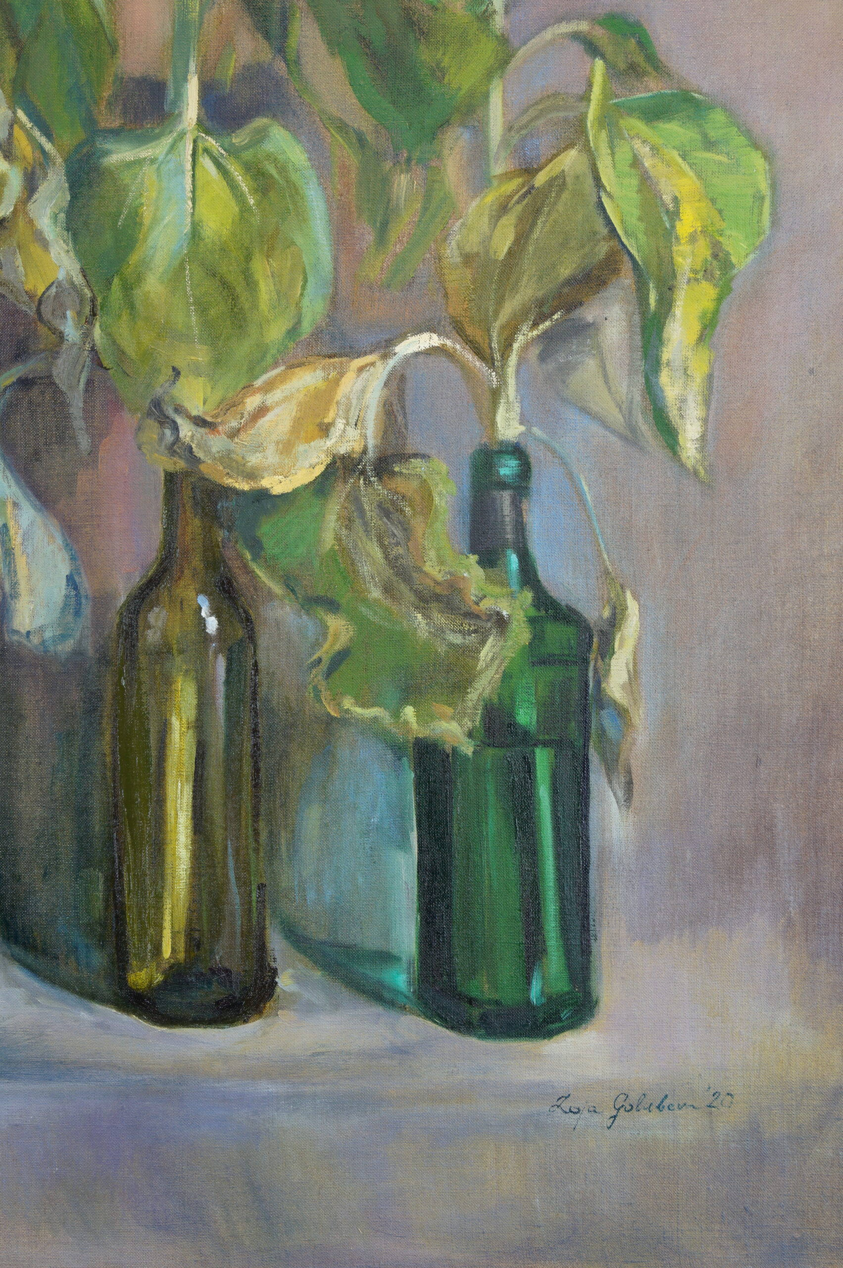 ZZ Sunflowers 2020 102 x 80 cm oil on canvas Zoja Golubeva (44)