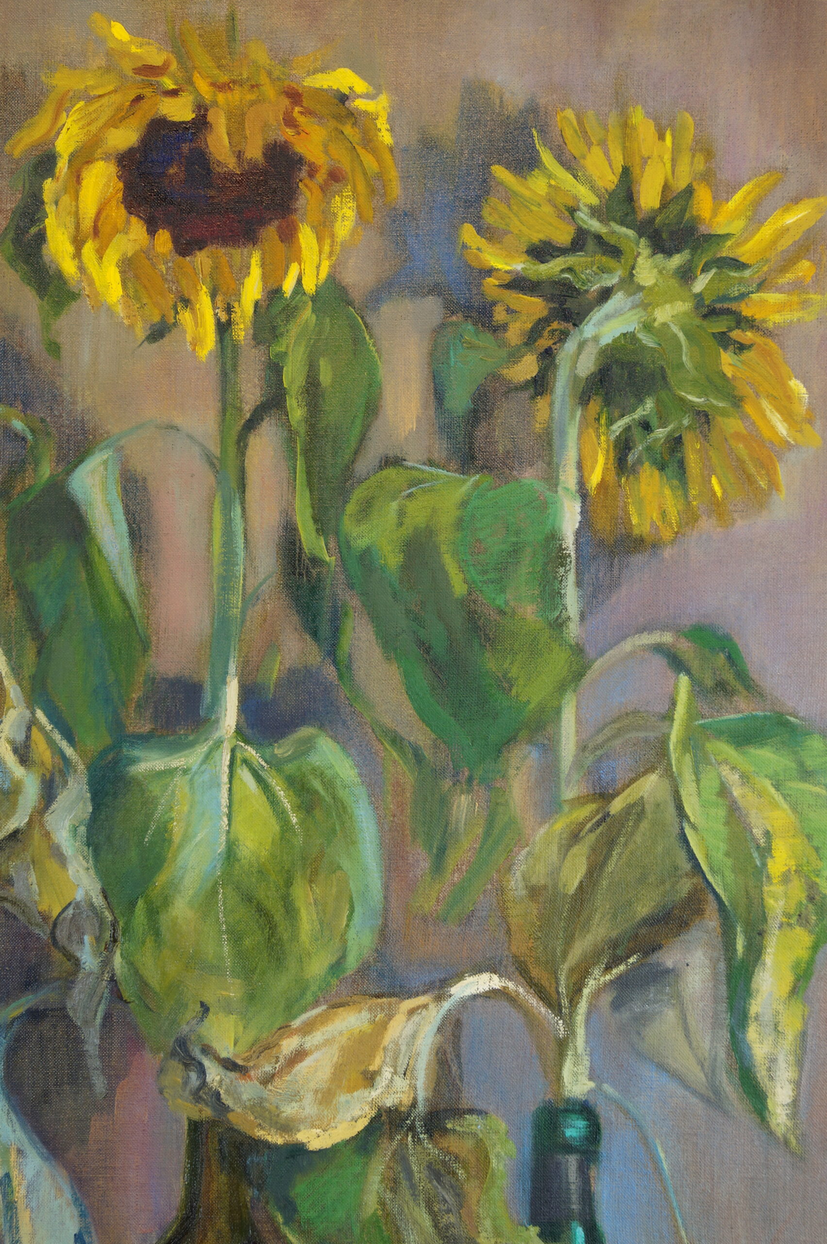 ZZ Sunflowers 2020 102 x 80 cm oil on canvas Zoja Golubeva (52)
