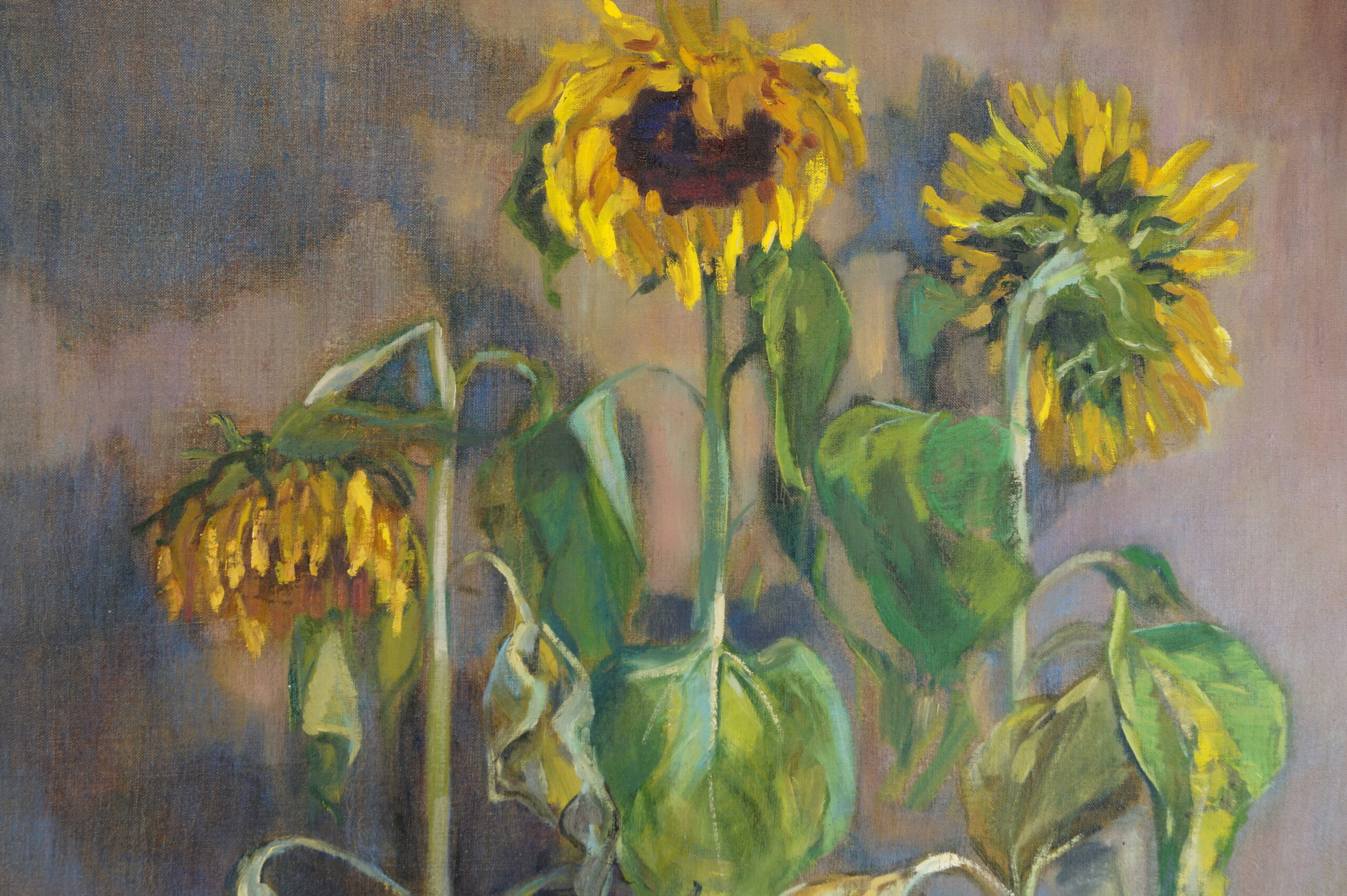 ZZ Sunflowers 2020 102 x 80 cm oil on canvas Zoja Golubeva (55)