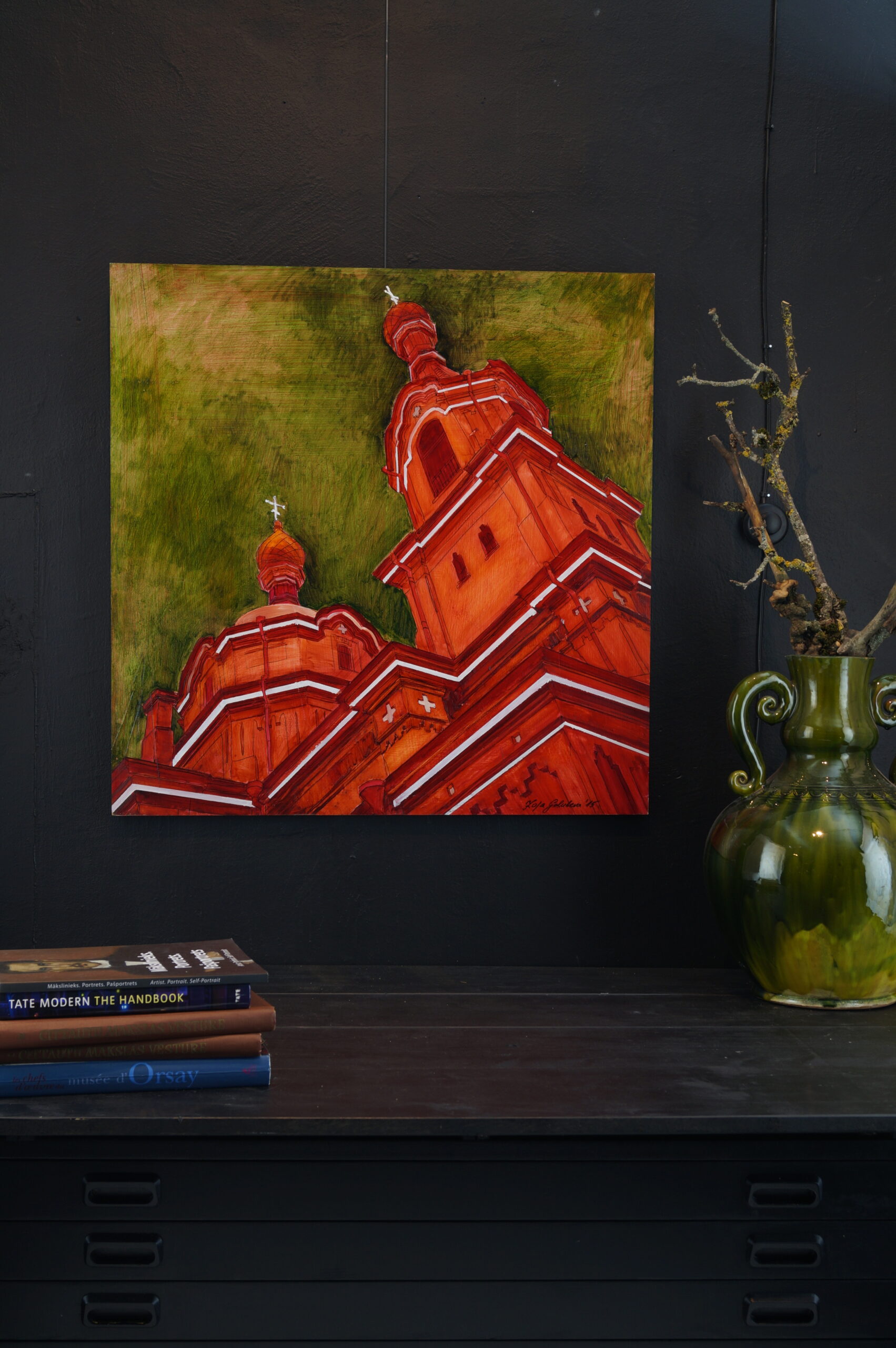 ZZ The Attitude 2015 77×77 cm oil on wood ZojaGolubeva (16)