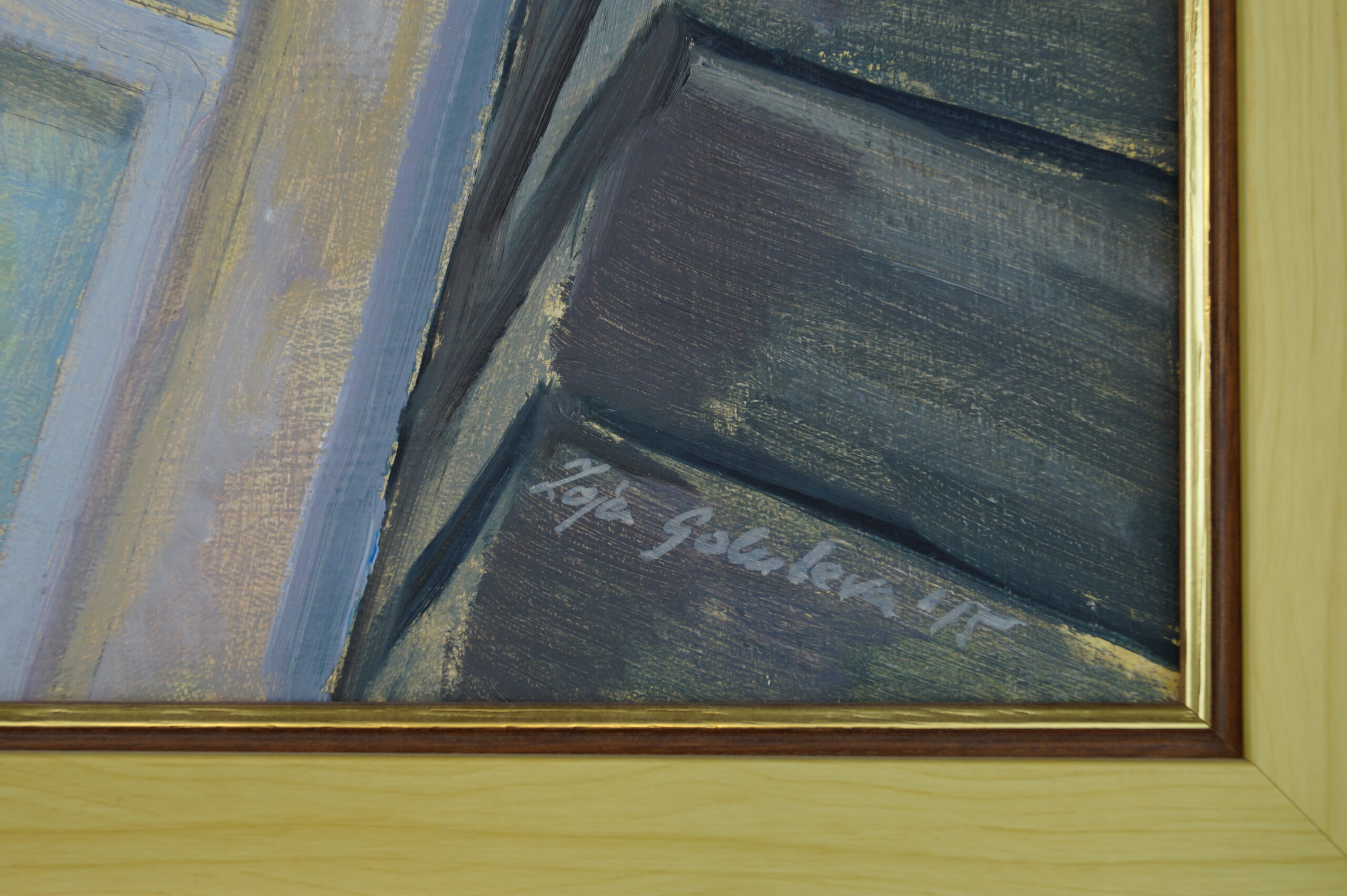 ZZ Window 2015 ZojaGolubeva 53×52 oil on wood (35)